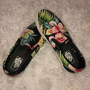 floral pattern vans